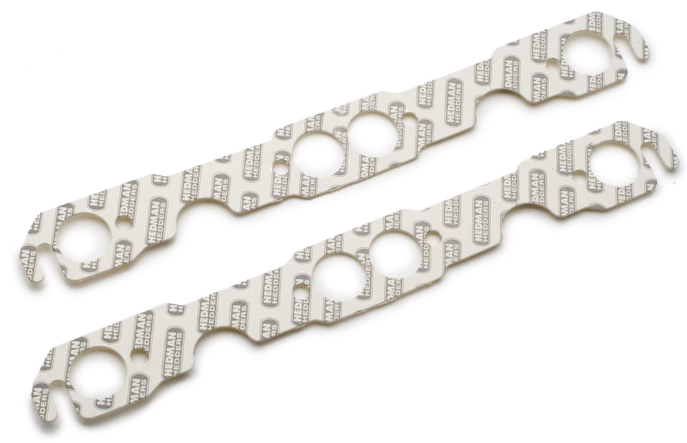 Hedman Header Gaskets - SBC Round Port