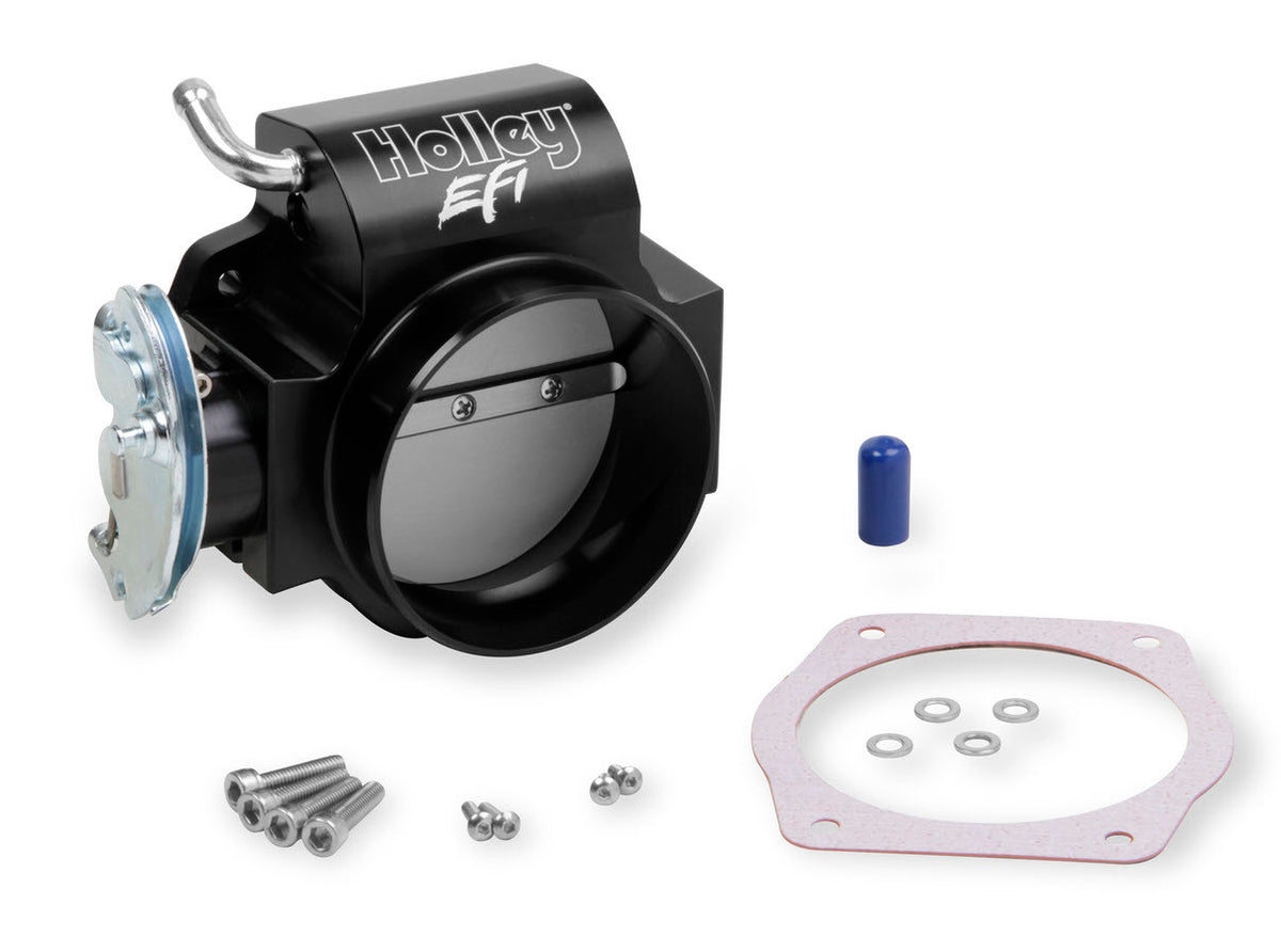 Holley 90mm LS Throttle Body w/Tapered Bore - Black