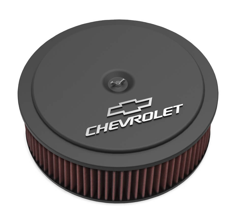 Holley 14 x 4 Air Cleaner GM Muscle Series Black