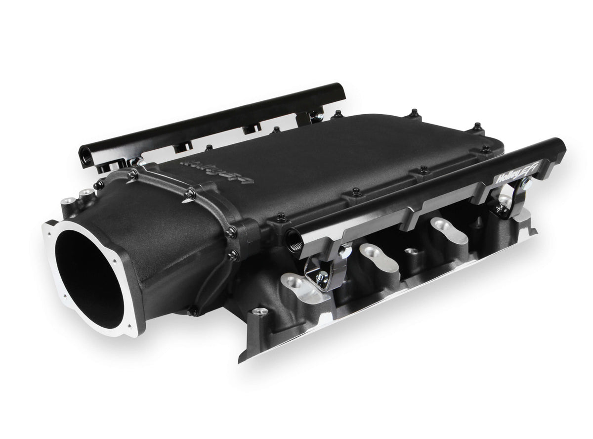 Holley LS3 Low Ram Intake Kit Single Injector Frt Feed