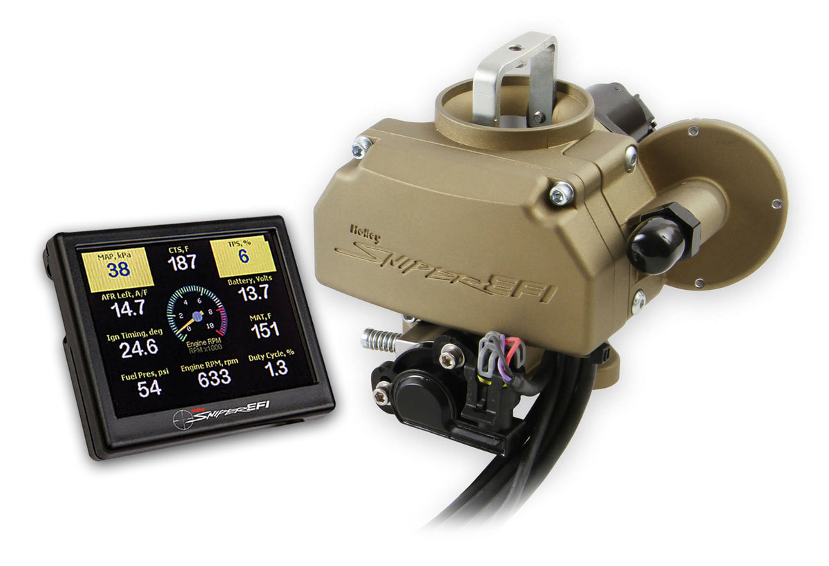 Holley Sniper EFI Autolite 1100 Gold Finish