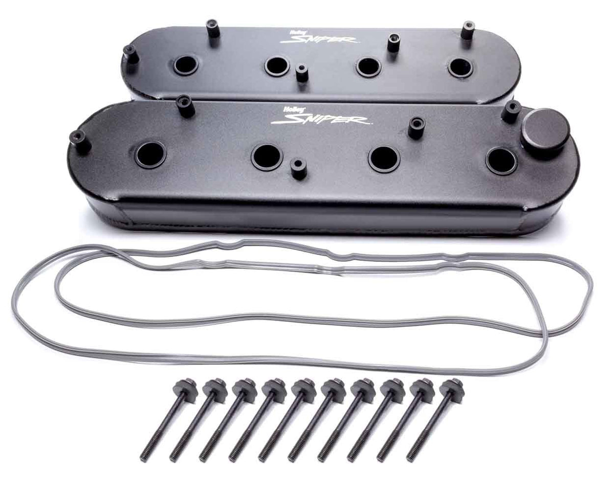 Holley Sniper Fabricated Valve Covers SGM LS Tall