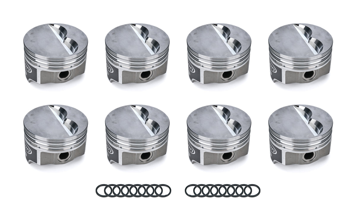 Icon Pistons SBC Forged F/T Piston Set 4.030 Bore -4.90cc