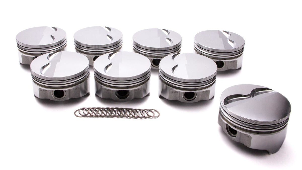Icon Pistons Pontiac 455 Forged F/T Piston Set 4.180 -5.5cc
