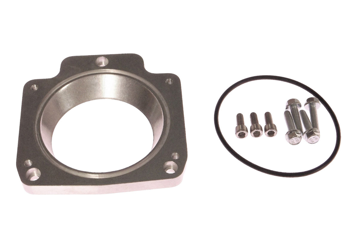 ICT Billet LS Throttle Body Adapter 3 Bolt Intake to 4 Bolt