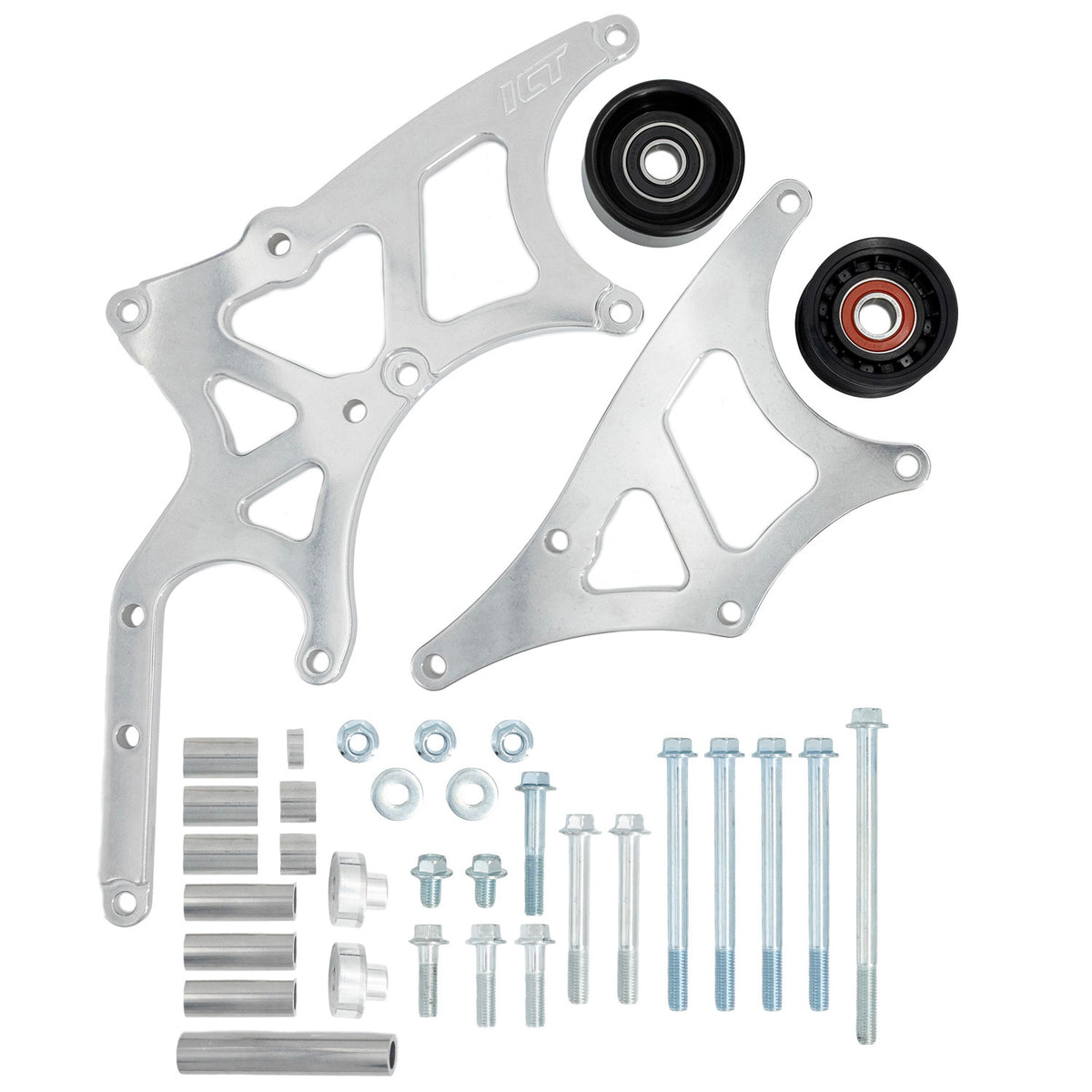 ICT Billet Alternator/Power Steer Bracket Kit