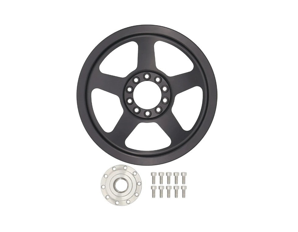ICT Billet LS Power Steering Pump Pulley and Hub Corvette
