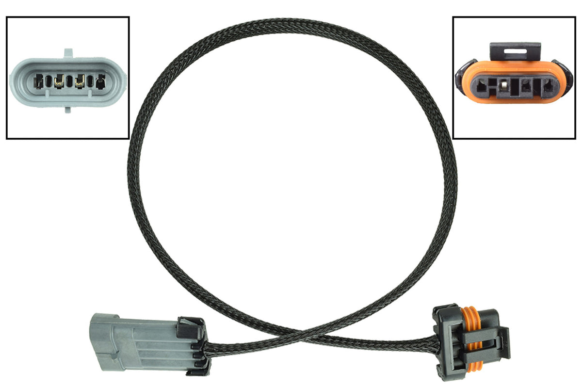 ICT Billet Alternator Wire Harness Extension 36in Early LS