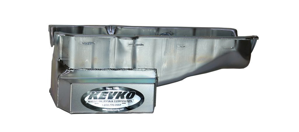 Kevko Oil Pans & Components SBC Oil Pan C/T 6qt LH Dipstick 57-79
