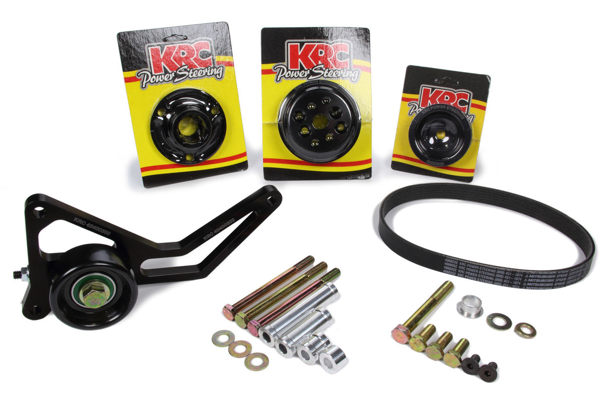 Krc Power Steering Pro Series Serpentine Pulley Kit 30% w/Idler