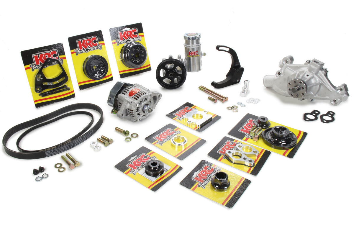 Krc Power Steering Complete SBC Crate Kit Block Mount