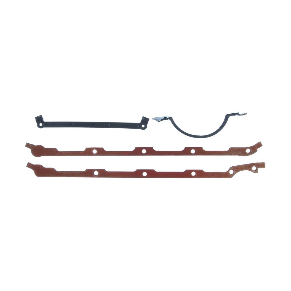 Mahle Clevite Oil Pan Gasket Set - BBC Gen-4 Notched Side Rail