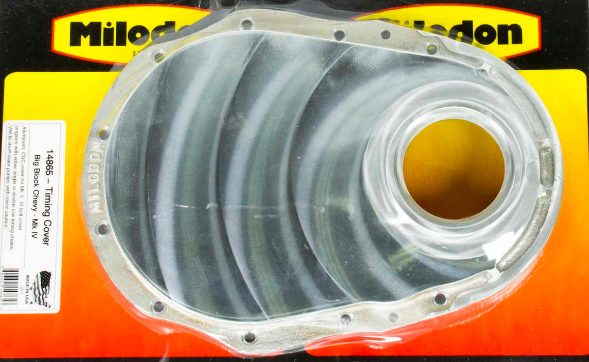 Milodon Aluminum Timing Cover - BBC Gen V