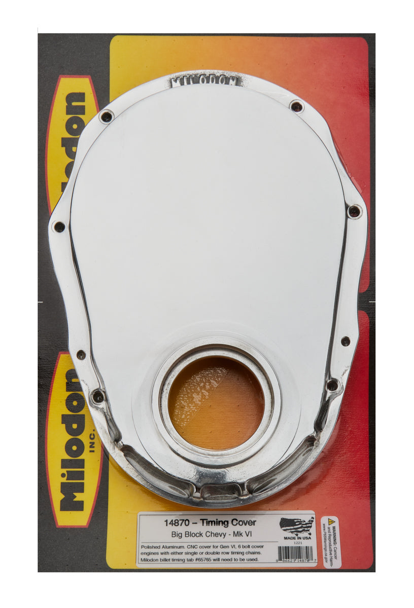 Milodon BBC Gen-6 Timing Cover Polished