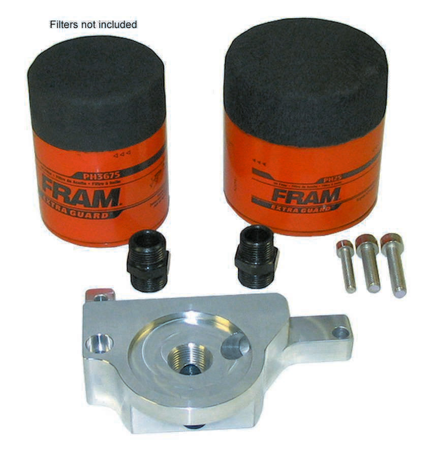 Milodon Filter Mount - LS Oil Pan