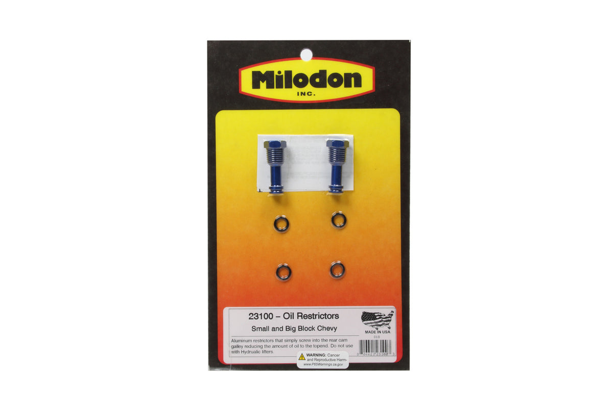 Milodon Sb/Bb Chev Oil Restricto