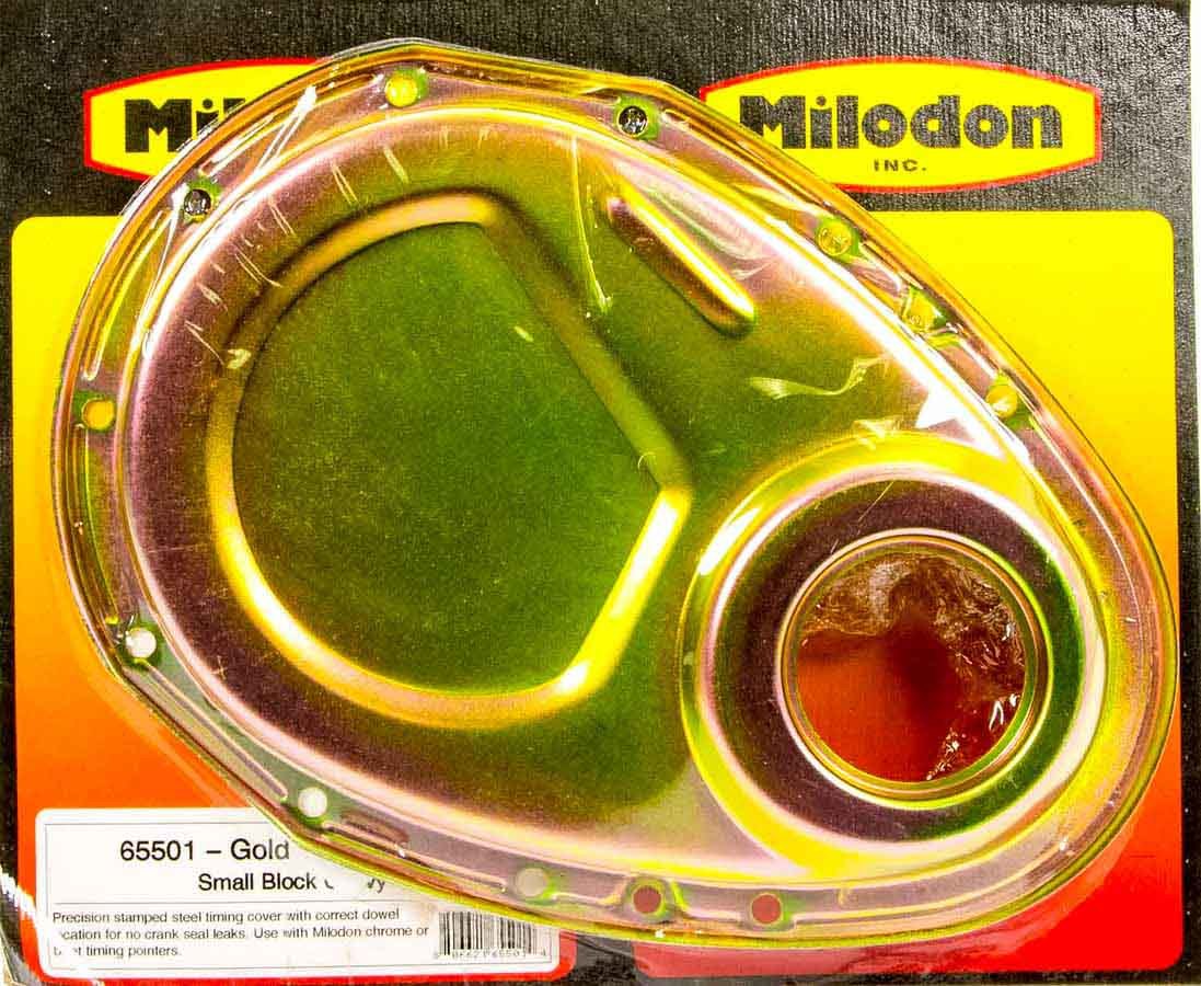 Milodon SBC Timing Cover - Gold
