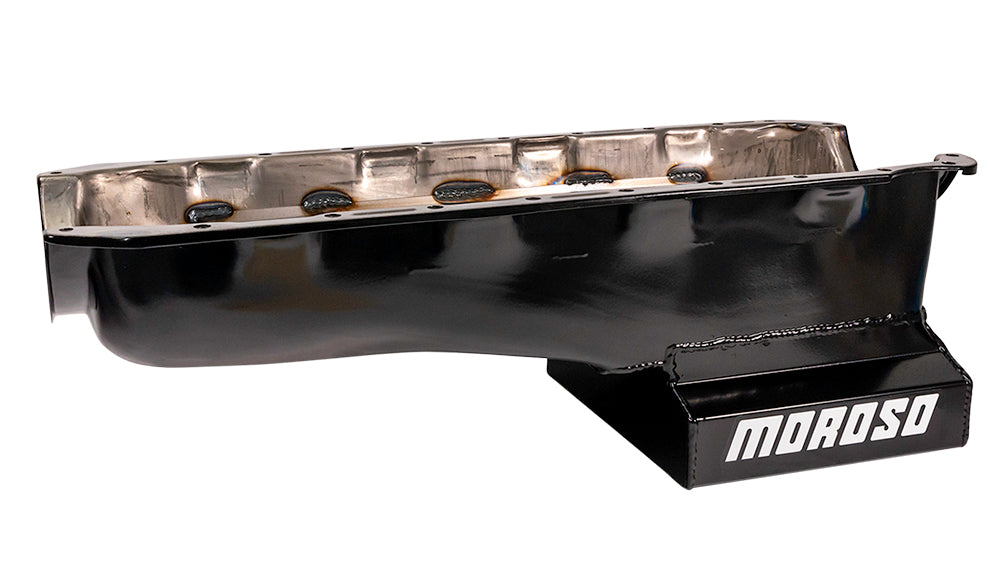 Moroso BBC 6qt Steel Oil Pan Gen IV GM A-Body Cars