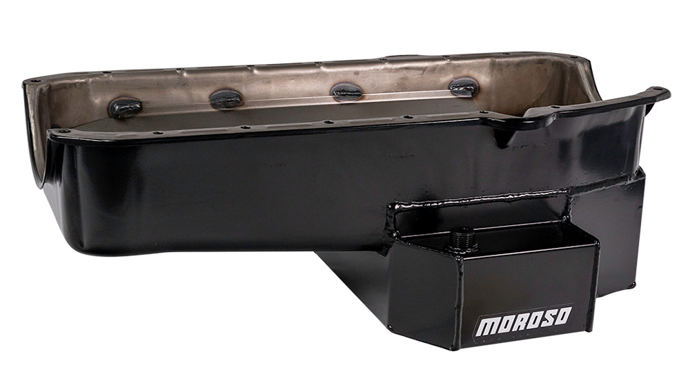 Moroso SBC RR 7qt Oil Pan w/LH Dipstick Pre-1980