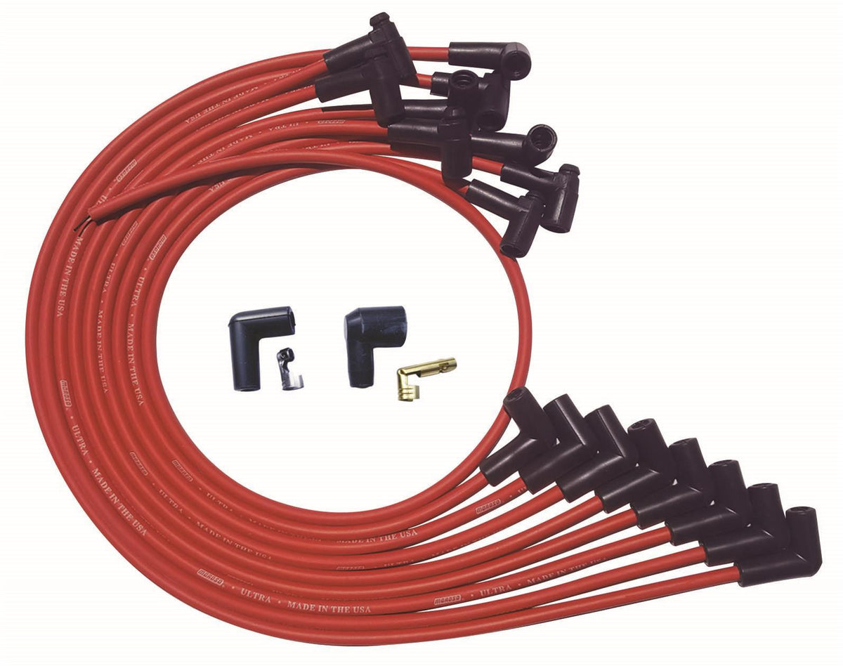 Moroso Ultra Plug Wire Set SBC Over V/C Red