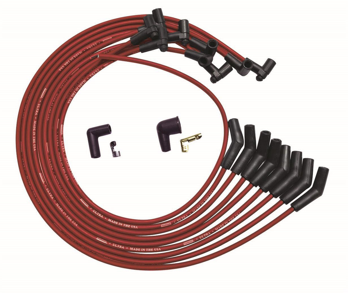 Moroso Ultra Plug Wire Set BBC Under V/C Red