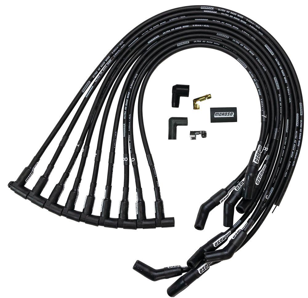 Moroso Ultra 40 Spark Plug Wire Set - BBC HEI 135-Deg