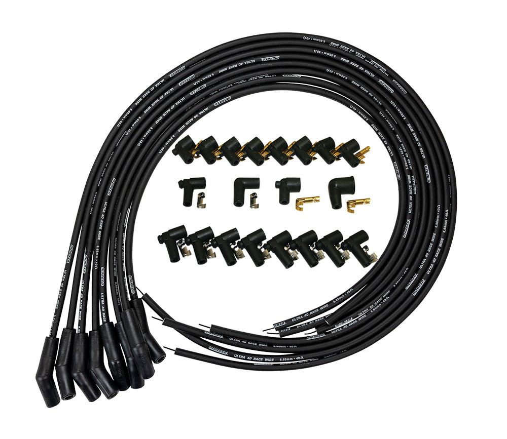 Moroso Ultra 40 Plug Wire Set - Black