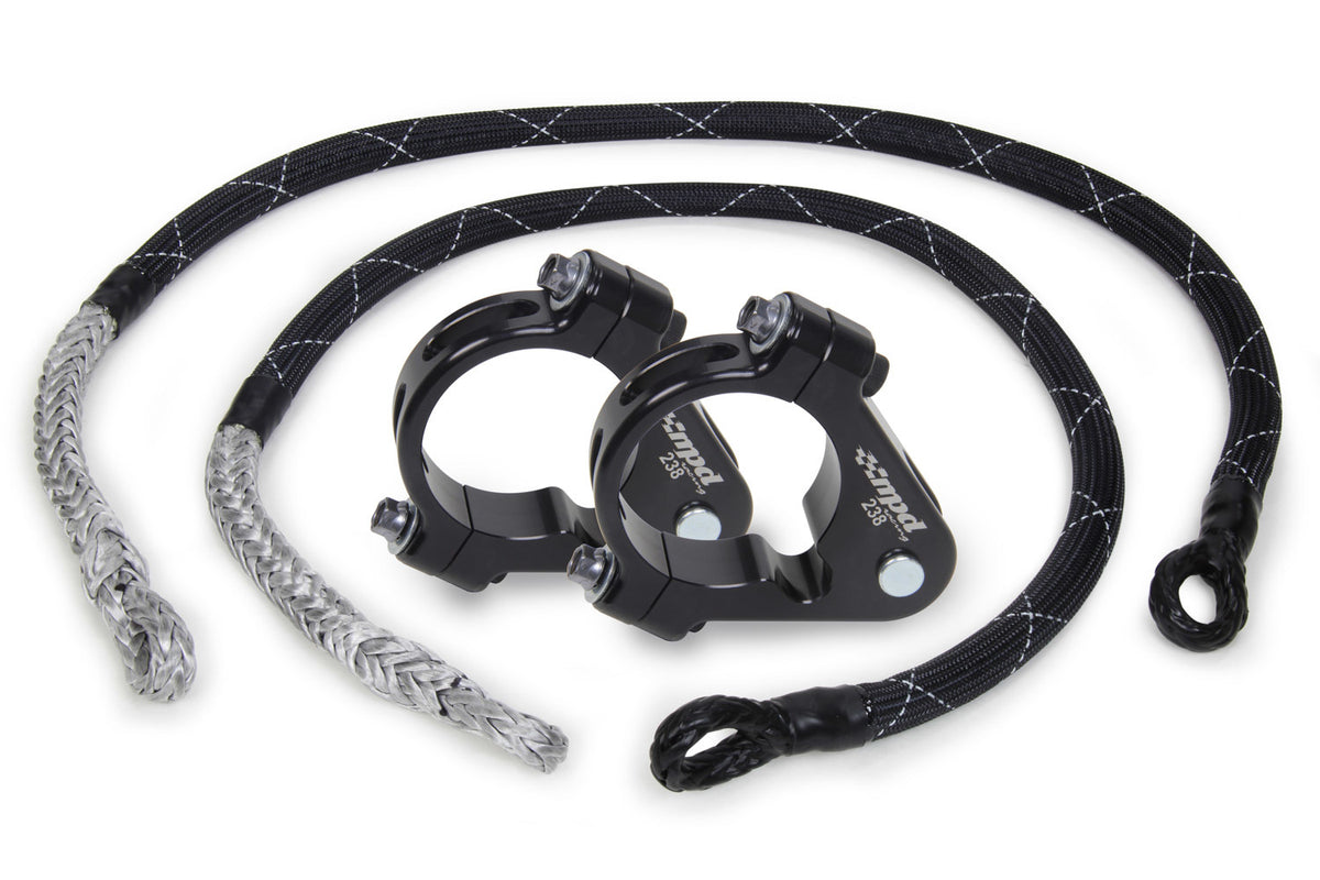 Mpd Racing Axle Tether Pair With 2.38in Clamps