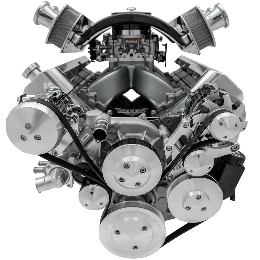 March Performance LS Engine Pro Track Pulley System With A/C