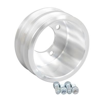 March Performance Crank Pulley SB Ford Polished