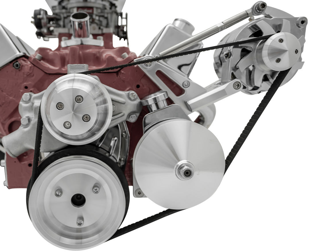March Performance BBC Outward Mount Serpentine Pulley Kit