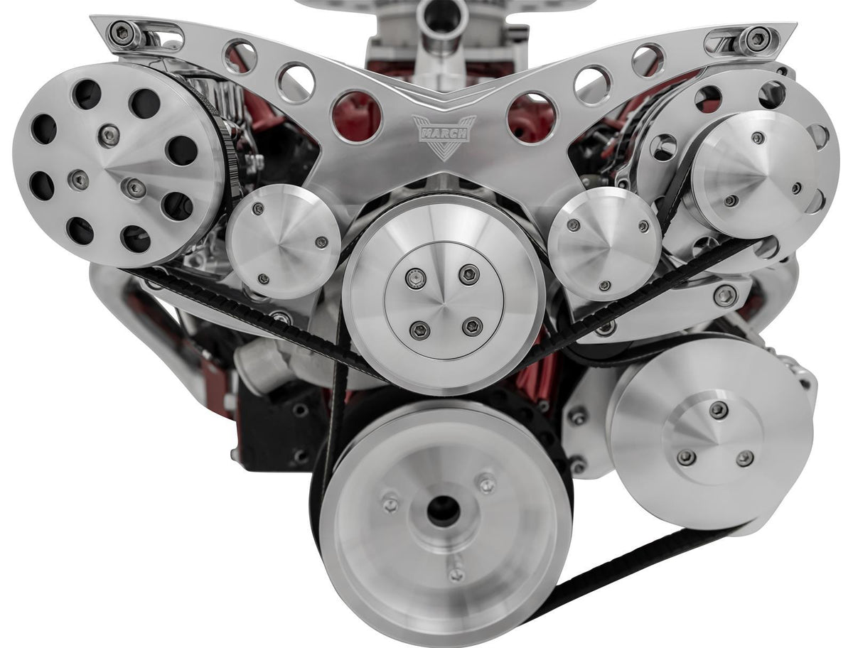 March Performance SBC Corvette Serpentine System W/ AC
