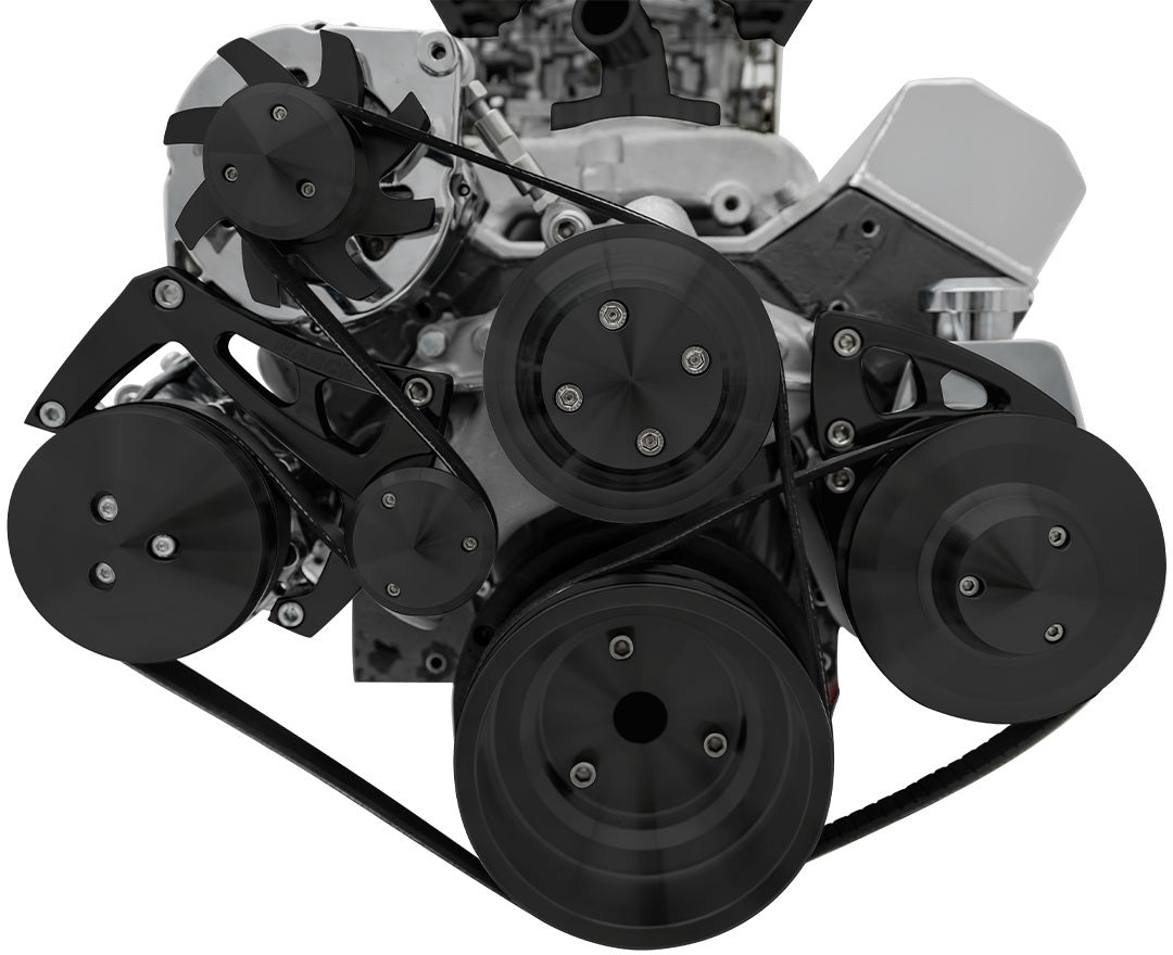 March Performance SBC Ultra Serpentine Conversion Kit Black