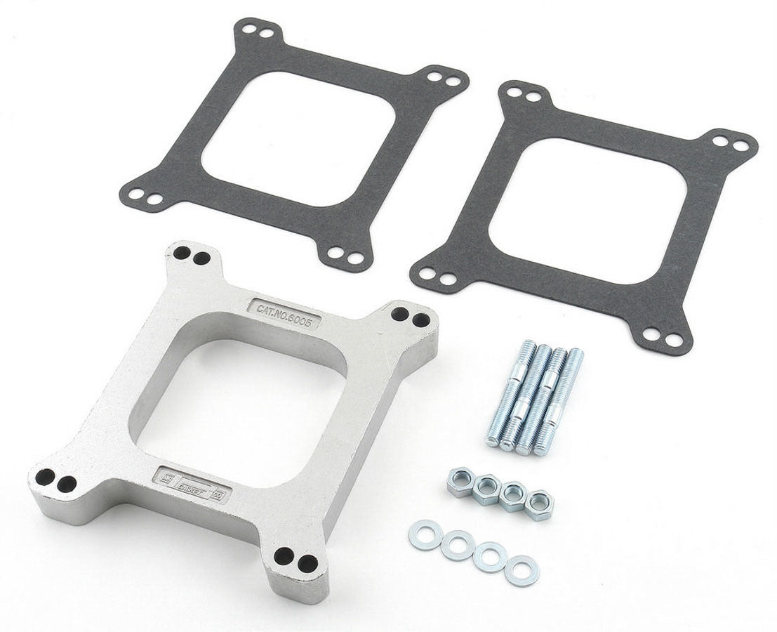 Mr. Gasket 1in. Open Center Carb Spacer Aluminum