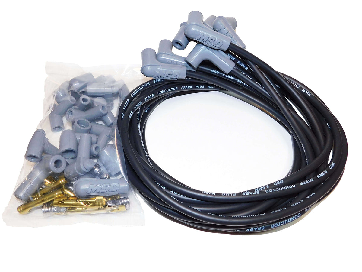 MSD 8.5MM Spark Plug Wire Set - Black