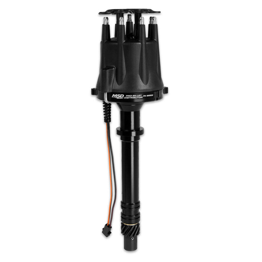 MSD Chevy Dist. V-8 Billet w/Cap & Rotor - Black