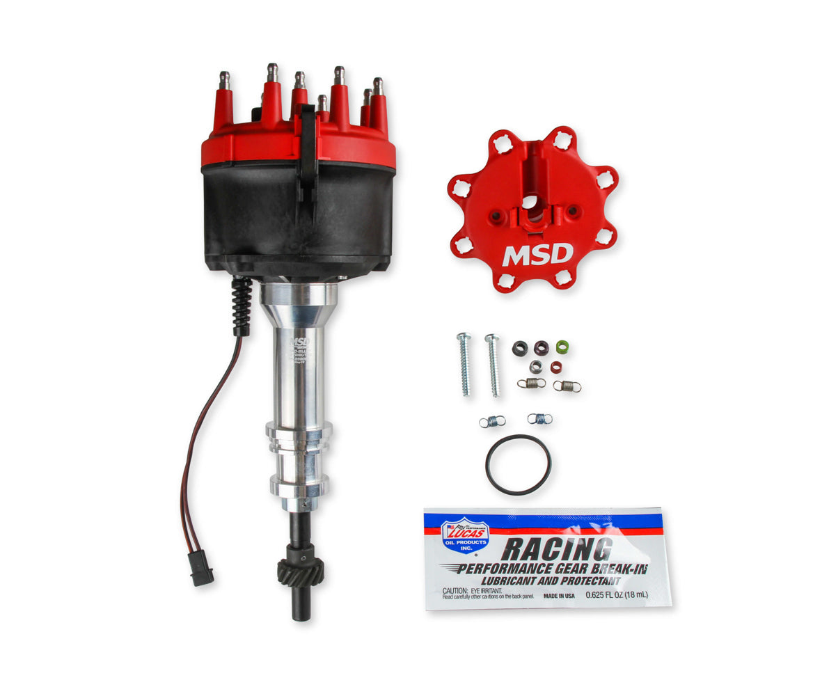 MSD SBF 351W Distributor w/ Edelbrock Victor Jr