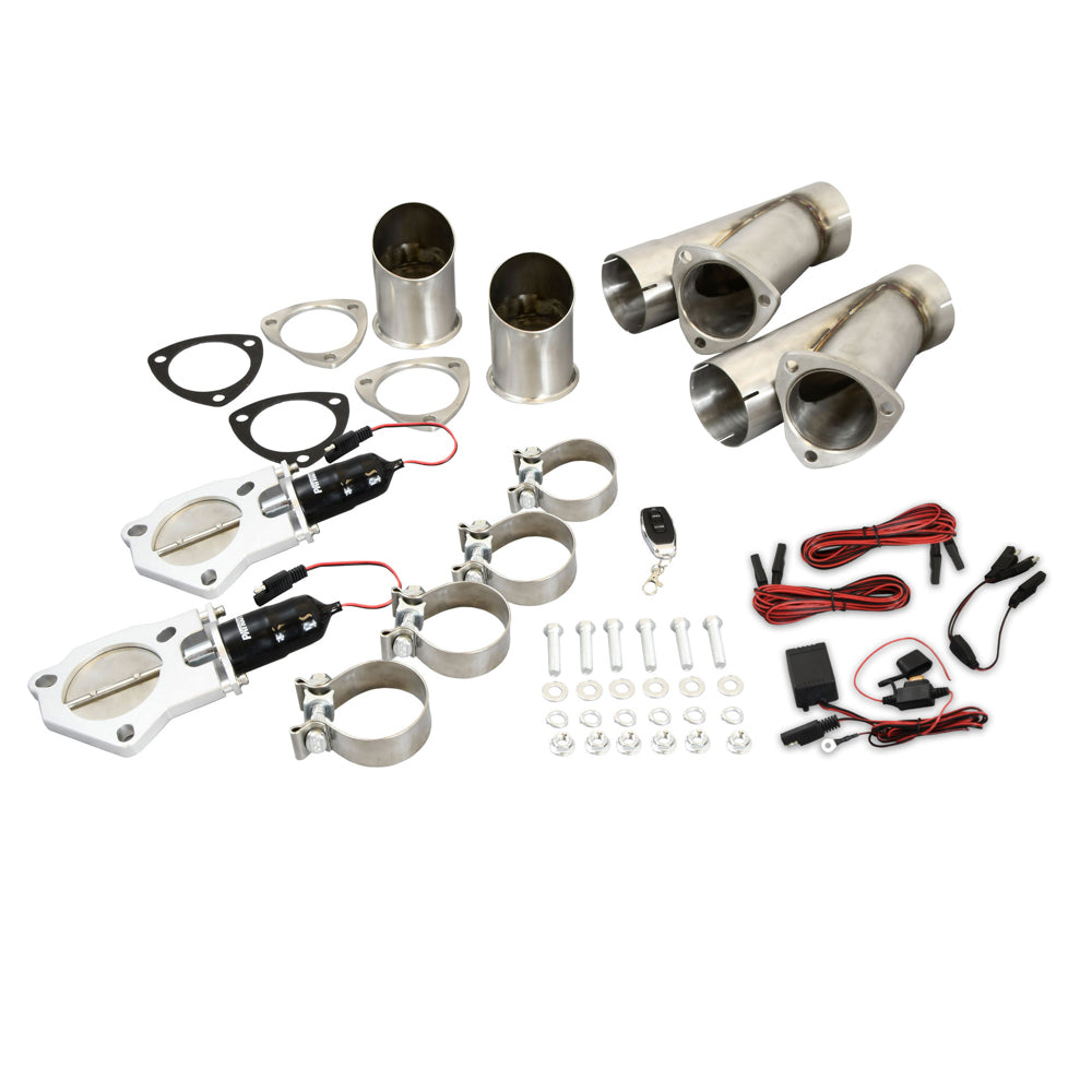Patriot Exhaust 3.0 Electric Cutout Dual System w/Remote