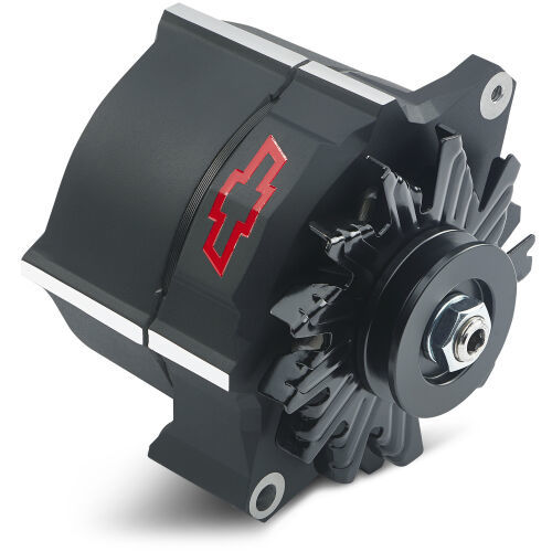 Proform Alternator Recessed Red Bowtie Black Crinkle