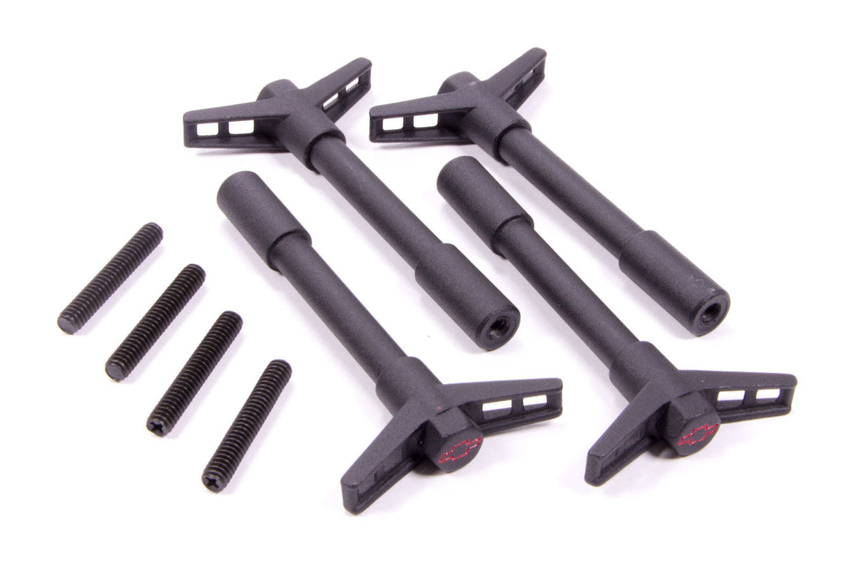 Proform Black Crinkle V/C Wing Nuts 4pcs