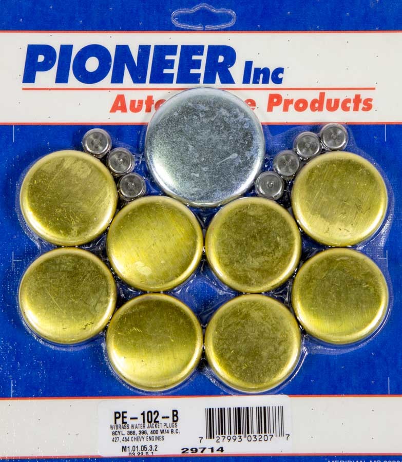 Pioneer 454 Chevy Freeze Plug Kit - Brass