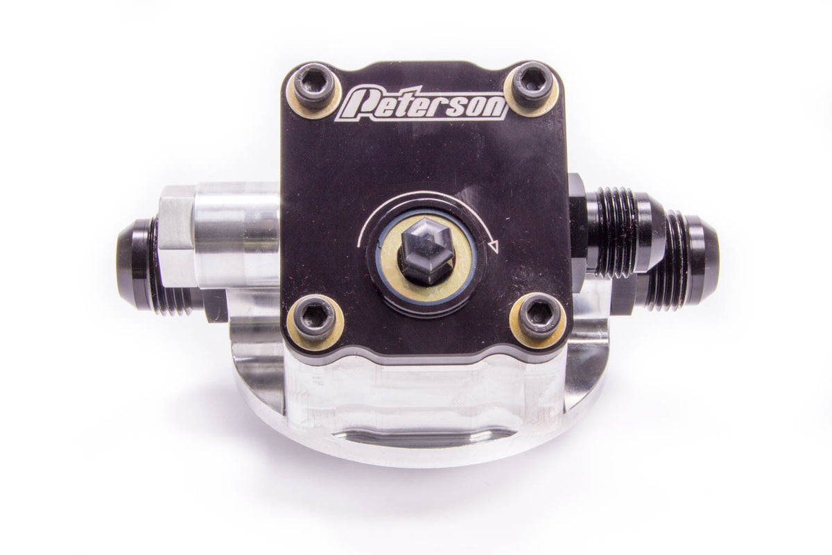 Peterson Fluid Systems Engine Primer Oil Filter Mount 10an Chevy R to L