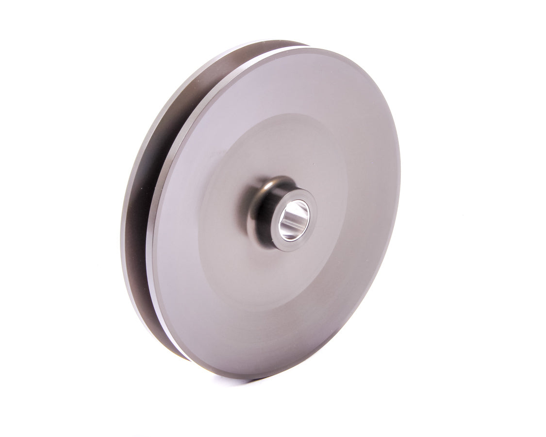 Powermaster 5-1/4in Dia Deep V-Belt Alt Pulley Billet Alum