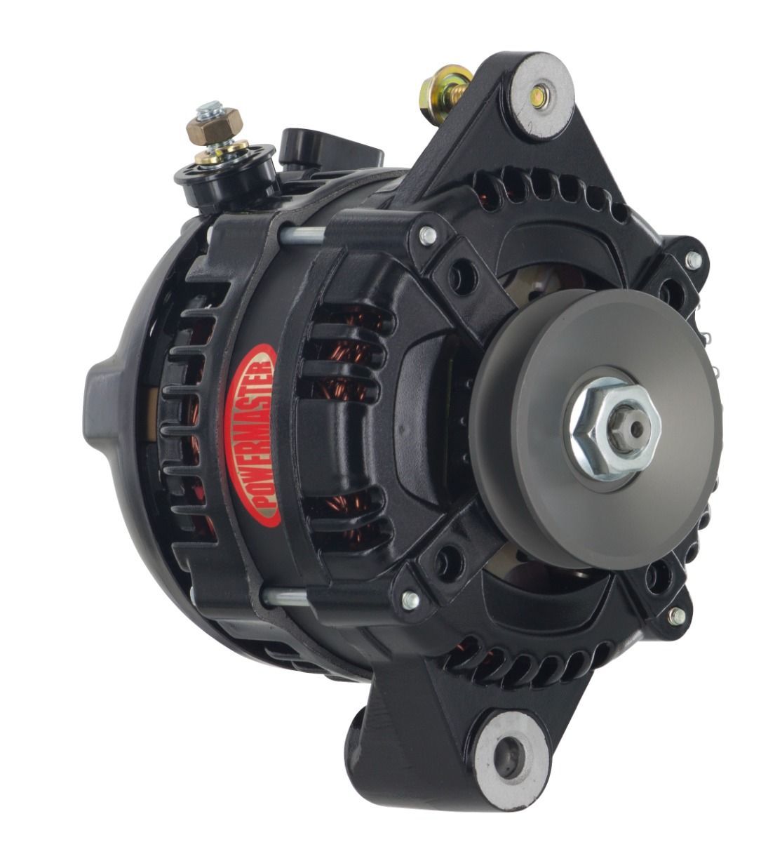 Powermaster GM Alt Black 175A 16v V-belt Pulley