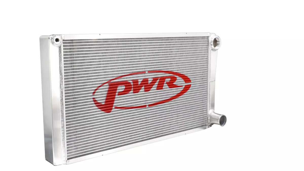 Pwr North America Radiator Chevy 15x27.5 Double Pass No Filler
