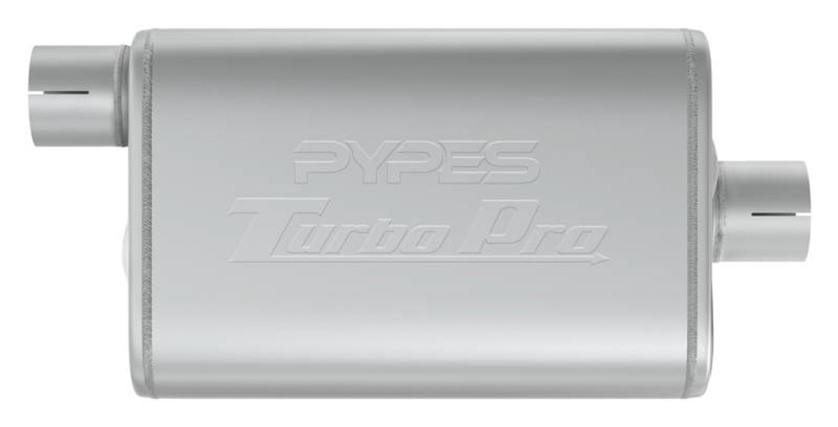Pypes Performance Exhaust Turbo Pro Muffler 2.5in Offset In/Center Outlet