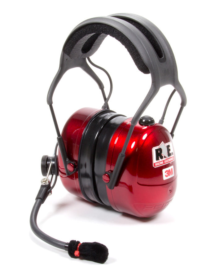 Racing Electronics Headset Platinum Plus Series Candy Apple Red