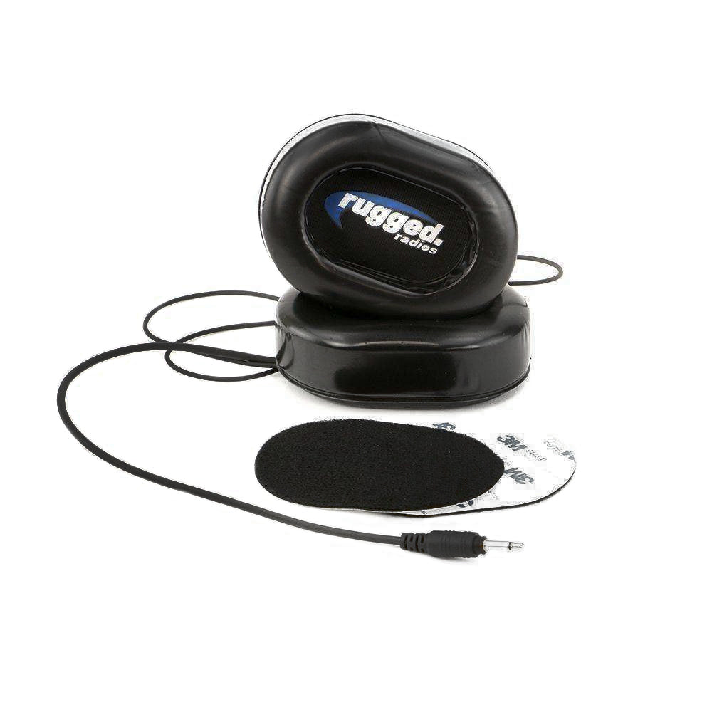 Rugged Radios Speaker Kit Helmet Ear Cups 3.5mm Cord