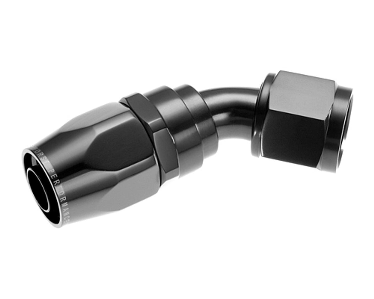 Redhorse Performance 8AN Swivel Hose Ends Black 45