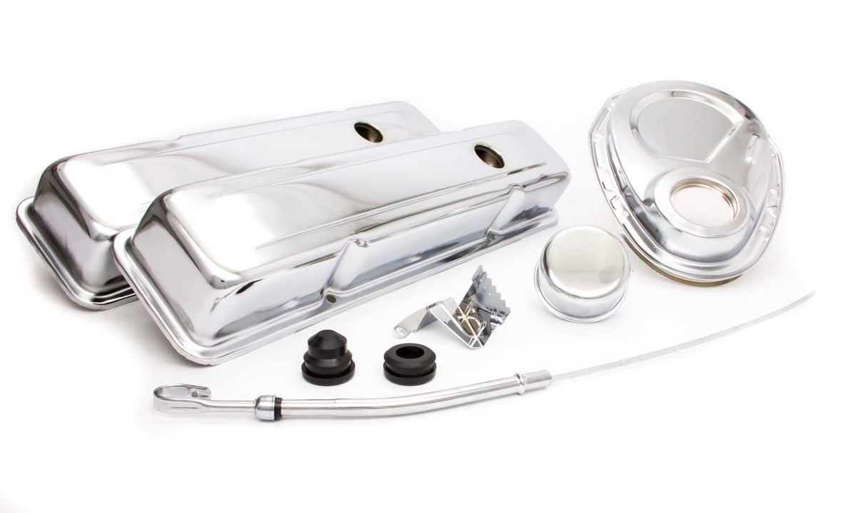 Racing Power Company SBC Engine Dress Up Kit w/Short Valve Covers